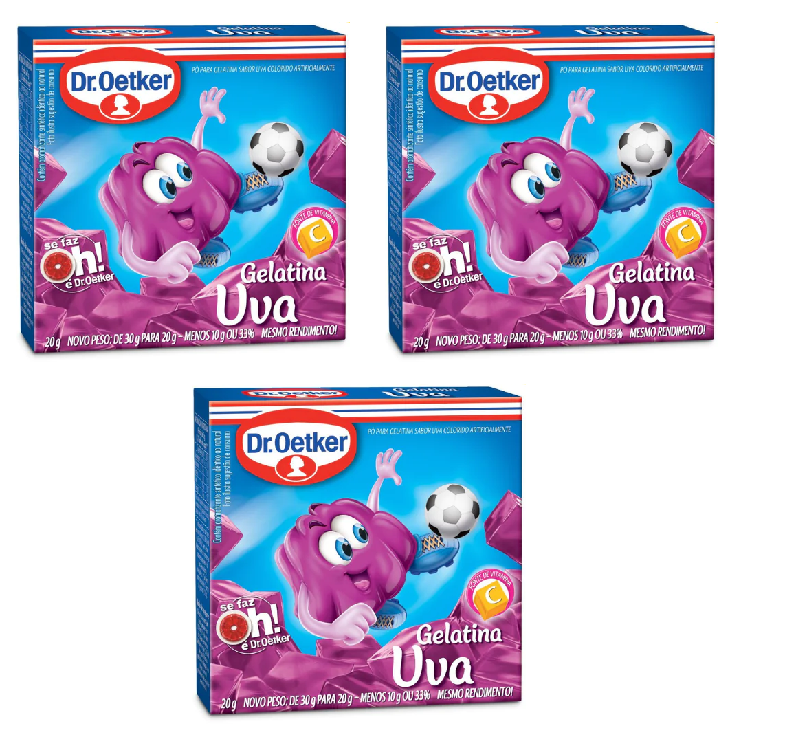 Dr. Oetker Gelatina: Uva (3x20g)